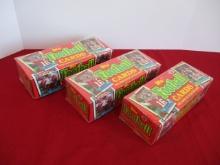 1990 Topps NFL Football Factory Sealed Sets-Lot of 3