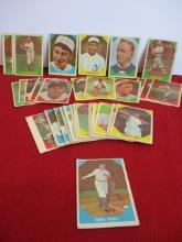 1960 Fleer MLB Baseball Trading Cards w/ Babe Ruth & Ted Williams