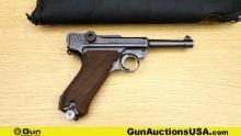 BYF(MAUSER) P.08 LUGER 9MM LUGER ALL MATCHING NUMBERS- COLLECTOR'S Pistol. Very Good. 3 7/8" Barrel.