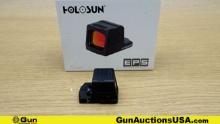 Holosun EPS Optic. NEW in Box. Enclosed Green Dot 2 MOA Sight in Orginal Box, Includes Mount.. (7001