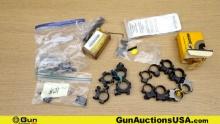 North Woods, Etc. Scope Rings, Etc. . Very Good . Assorted Scope Rings, and Accessory Rails. . (6633