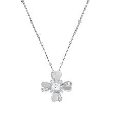 18K White Gold Setting with 0.47ct Diamond Pendant