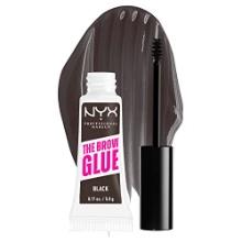 NYX Professional Makeup Brow Glue Eyebrow Gel - Black - 0.17 Fl Oz