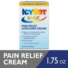 Icy Hot MAX Pain Relief Lidocaine Cream
