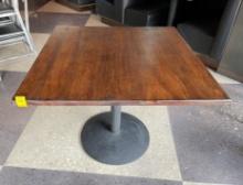WOOD TABLE 3 FT. X 3 FT.