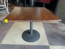 WOOD TABLE 3 FT. X 3 FT.