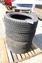 4ct Wrangler Tires LT 265/60R20 Approx. 50%-60% Tread
