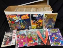 Longbox Full of Over 200 Comics. Batman v Judge Dredd, Lone Wolf cub, Punisher more
