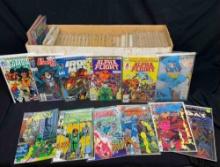 Long Box of Over 250 Comics Alpha Flight 1st 2nd Batman, Iron Man Green Lantern more
