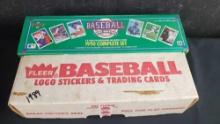 1990 Upper Deck baseball 1989 Fleer baseball complete card sets