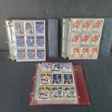 3 binders 1990s Hockey cards Score Pro Set Pankhurst Premier Topps O-Pee-Chee