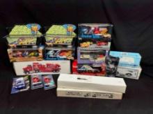 Large Lot of Diecast Toy Cars Hotwheels NASCAR Sears semi more