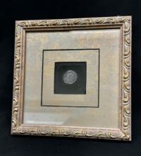 Framed Anciet Roman Coin Licinus I 308-324 AD 7x7