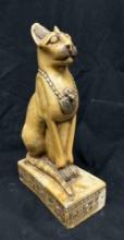 Heavy Stone Egyptian Bastet Goddess Statue