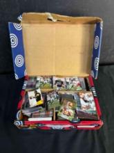 Box of 1990s Action Packed Players Inc Football Cards