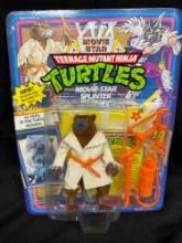 Original 1992 Unpunched Movie Star Splinter Ninja Turtles Action Figure MOC