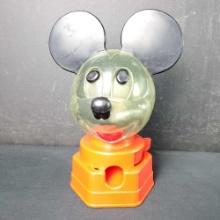 Vintage 1968 Hasbro Mickey Mouse gumball machine q