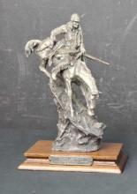 Chilmark 1980s LE 340/9500 fine pewter statue titled The Mountain Man