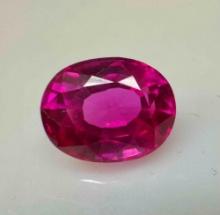 9.8ct Oval Cut Pink Sapphire Gemstone