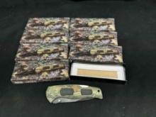 7 Kentucky Cutlery Co. Huntsman Camo Deer Chaser Pocket Knives