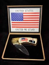 President George W. Bush United We Stand Folding Knife