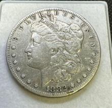 1882-S Morgan Silver Dollar 90% Silver Coin