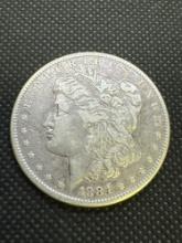 1884 Morgan Silver Dollar 90% Silver Coin 26.41 Grams