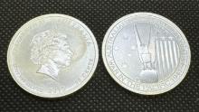 2x 2013 1/2 Oz .999 Fine Silver Australian American Memorial Bullion Coins