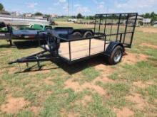 10ft single axle trailer with ramp