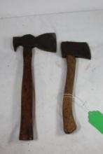 One DE hatchet and one hammer/hatchet. Used.