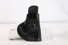 One Tagua black leather right handed inside belt clip holster. For Ruger LC9. In package.