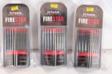 Three packages of Triple 7 FireStar 50 cal black powder pellets. Will not ship. Pick-up only.