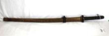Samurai sword has #46127 with writing on blade and the sheath, unknown origin
