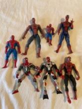 Assorted Loose Spider-Man Action Figures (7)