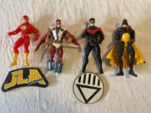 Assorted DC Action Figures (4)