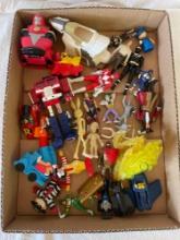 Assorted Action Figures and Toys