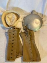 WW2 Spats, Canteen, and Sailor Hat