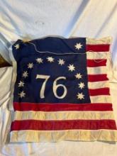 Vintage American Bicentennial Flag