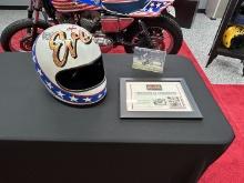 Evel Wimberly Helmet painted by George Sedlak, Evel's personal artist