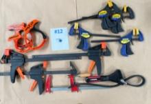 LOT OF CLAMPS