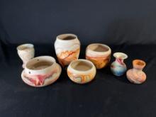 Assortment or Namedji pottery -see photo's-