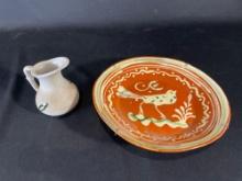 Mexican clay decorative bowl