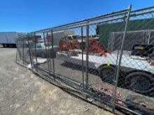 (7) Chainlink fence paneling sections