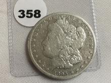 1895 -S Morgan Dollar