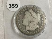 1893-CC Morgan Dollar, VG