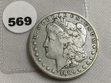1886 Morgan Dollar VG