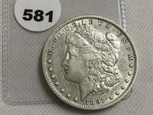 1891 Morgan Dollar F
