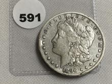 1896-S Morgan Dollar VF