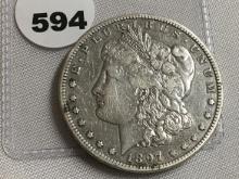 1897-S Morgan Dollar F