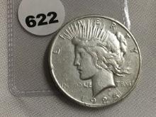 1925-S Peace Dollar F